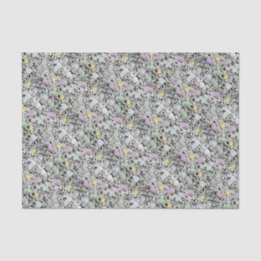 met pastel gestippeld wit graniet tissuepapier (Voorkant)