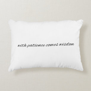 Met patiënt Accent Pillow Kussen