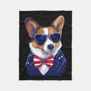 Met Patriottische Amerikaanse vlag Amerikaanse Ona Fleece Deken