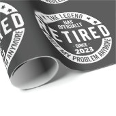 met pensioen 2023 cadeaupapier (Rol Hoek)