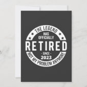 met pensioen 2023 feestdagenkaart (Voorkant)