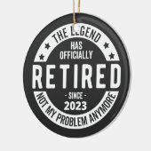 met pensioen 2023 keramisch ornament (Links)