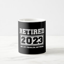 Met pensioen 2023 Niet Mijn Probleem Meer Koffiemok