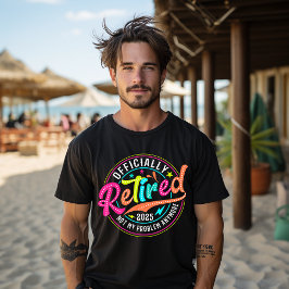 Met pensioen 2025 Niet Mijn Probleem Meer Pensioen T-shirt