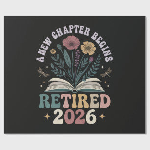 Met pensioen 2026 Een nieuw hoofdstuk begint Cadeaupapier