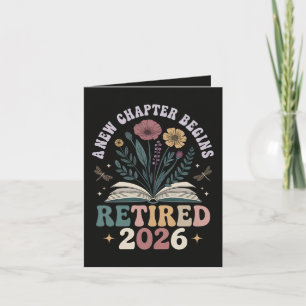 Met pensioen 2026 Een nieuw hoofdstuk begint Feestdagen Kaart