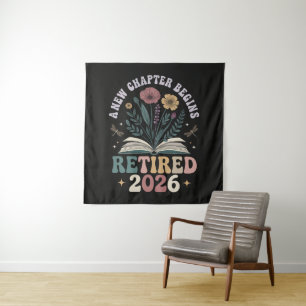 Met pensioen 2026 Een nieuw hoofdstuk begint Wandkleed