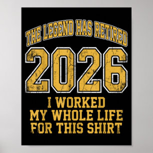 Met pensioen 2026 geen probleem meer grappig pensi poster