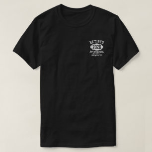 Met pensioen 2026 Grappig pensioen 2026 Mannen Vro T-shirt