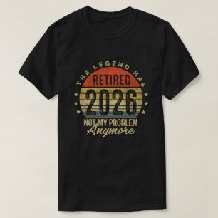 Met Pensioen 2026 Niet Mijn Probleem Meer Pensioen T-shirt