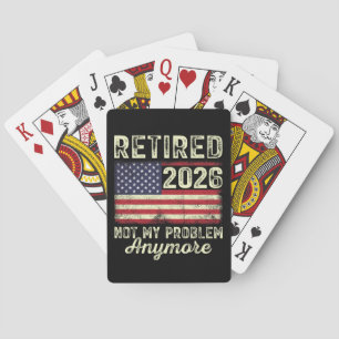 Met pensioen 2026 Niet Mijn Probleem Meer Pokerkaarten