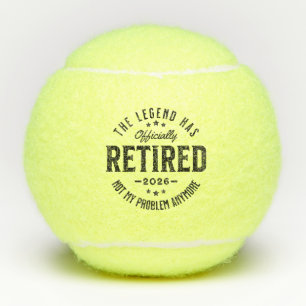 Met pensioen 2026 niet mijn probleem meer Vintage  Tennisballen