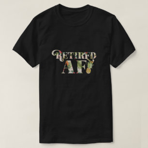 Met pensioen AF Tropisch pensioen T-shirt