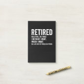 Met Pensioen Bijvoeglijk Naamwoord Definitie Niet  Post-it® Notes (Op bureau)