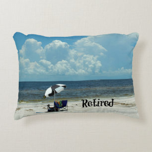 Met pensioen, Dag aan het Strand Accent Kussen