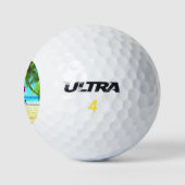 Met pensioen en dat is leuk! golfballen (Logo)