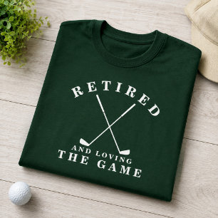 Met Pensioen en Genietend van het Golfspel T-shirt