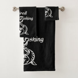 Met Pensioen Ga Vissen Bad Handdoek