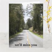 Met pensioen gaan is een grote reis kaart (Gele Bloem)