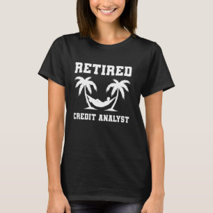 Met Pensioen Gegane Collega Credit-Analist Pensioe T-shirt