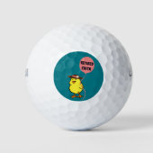 Met pensioen gegane kip...oh zo schattig golfballen (Voorkant)