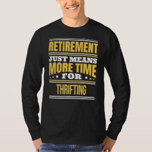 Met Pensioen Geklede Uitdrukking Pensioen T-shirt