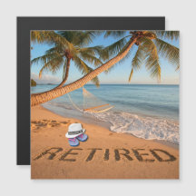 Met Pensioen Geschreven in het Zand Tropisch Flori