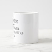 Met pensioen grote koffiekop (Voorkant)