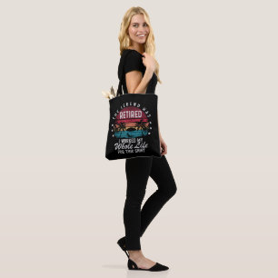 Met Pensioen Ik Heb Mijn Hele Leven Hiervoor Gewer Tote Bag