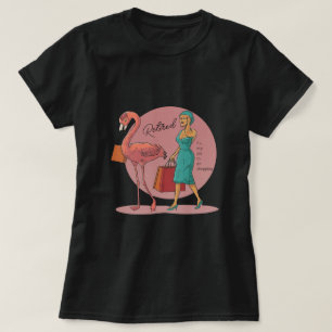 Met pensioen is het mijn taak om te gaan winkelen  t-shirt