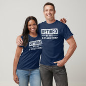 Met Pensioen Is Mijn Baas De Golfbaan Fun cadeau T-shirt (Unisex)