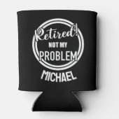 Met Pensioen Niet Mijn Probleem Persoonlijk Blikjeskoeler (Achterkant)