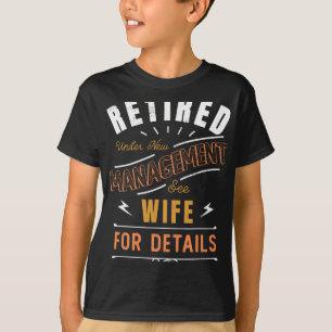Met Pensioen Onder Nieuwe Leiding Zie Vrouw Pensio T-shirt