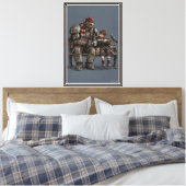 Met Pensioen Samen Canvas Afdruk (Insitu (Slaapkamer))