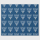 Met pensioen...Tot ziens op de golfbaan Cadeaupapier (Vlak)