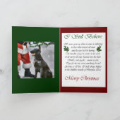 Met platte dekking kerstcadeaus voor wederkerighei feestdagen kaart (Binnen)