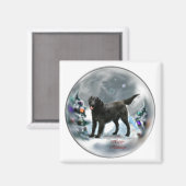 Met platte dekking kerstcadeaus voor wederkerighei magneet (Voorkant / Achterkant)