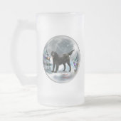 Met platte dekking kerstcadeaus voor wederkerighei matglas bierpul (Links)