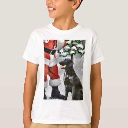 Met platte dekking kerstcadeaus voor wederkerighei t-shirt (Voorkant)