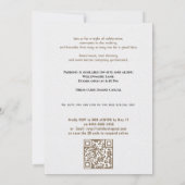 🎓Met QR-code Klas Jaar Foto Afstudeerfeest Uitnod Kaart (Achterkant)