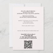 🎓Met QR-code Modern eindexamenfeest Kaart (Achterkant)