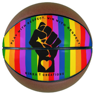 Met respect spelen. Win met respect. Basketball Basketbal