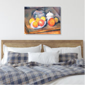 Met riem beklede vaas canvas afdruk (Insitu (Slaapkamer))