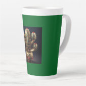 Met Robijnen Bezet Saguaro Latte Mok (Rechterhoek)
