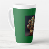 Met Robijnen Bezet Saguaro Latte Mok (Linkerhoek)