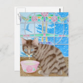 Met roem bedekte whiskers! briefkaart (Voorkant / Achterkant)