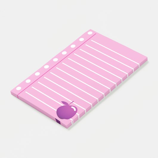 Met roze beklede Post-it notities Post-it® Notes (Schuin)