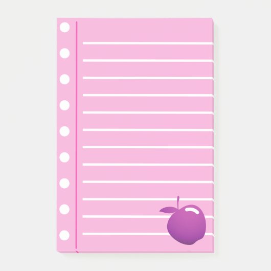 Met roze beklede Post-it notities Post-it® Notes (Voorkant)