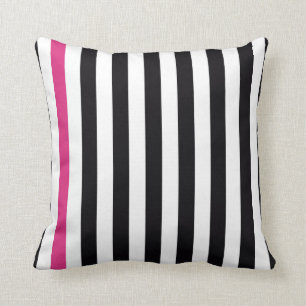 met roze streep kussen