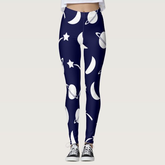 Met ruimte behandelde Leggings (Voorkant)